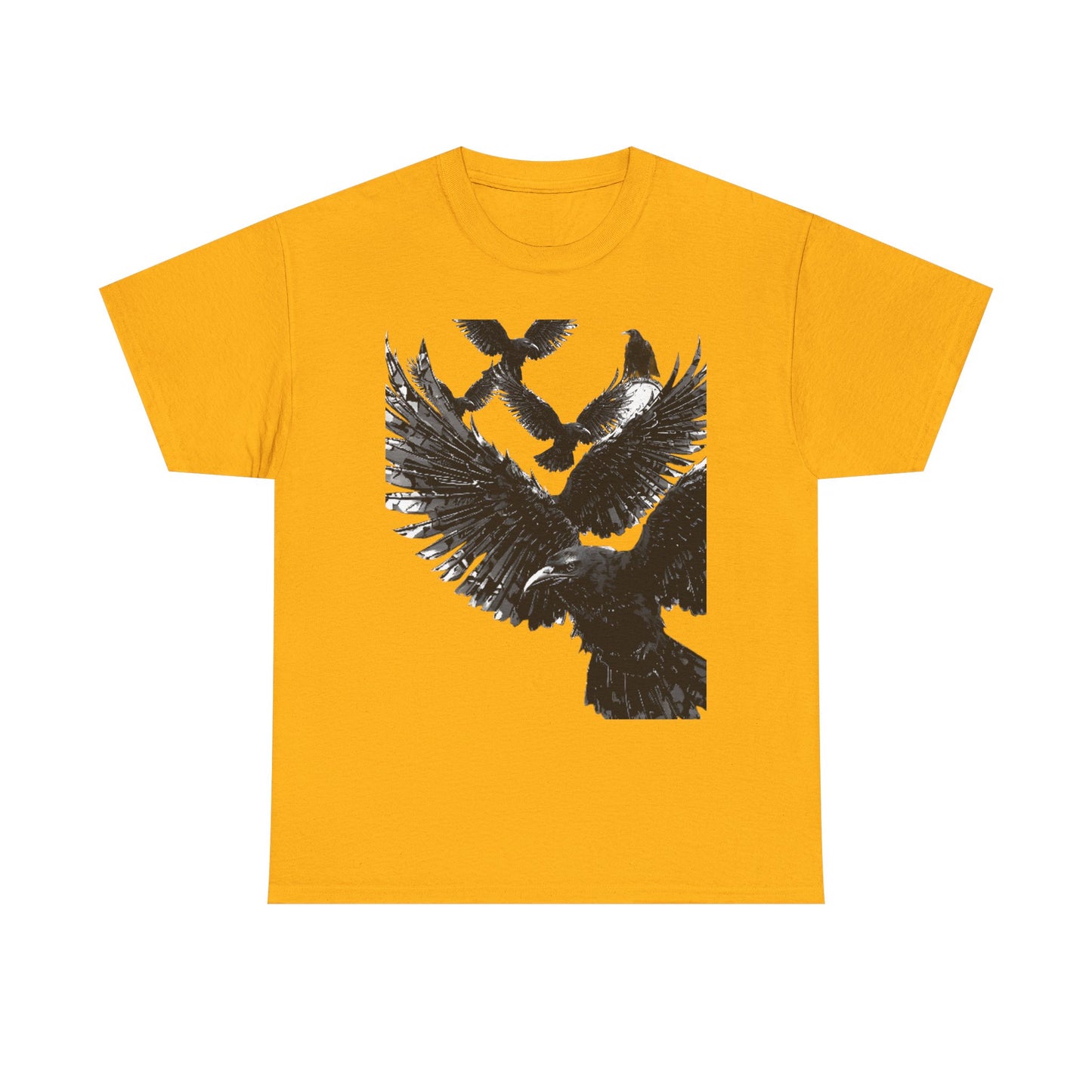 Gothic Raven Crow Graphic Tee