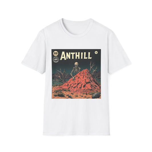Vintage Comic Cover 'Anthill' Skeleton Art Unisex Softstyle T-Shirt