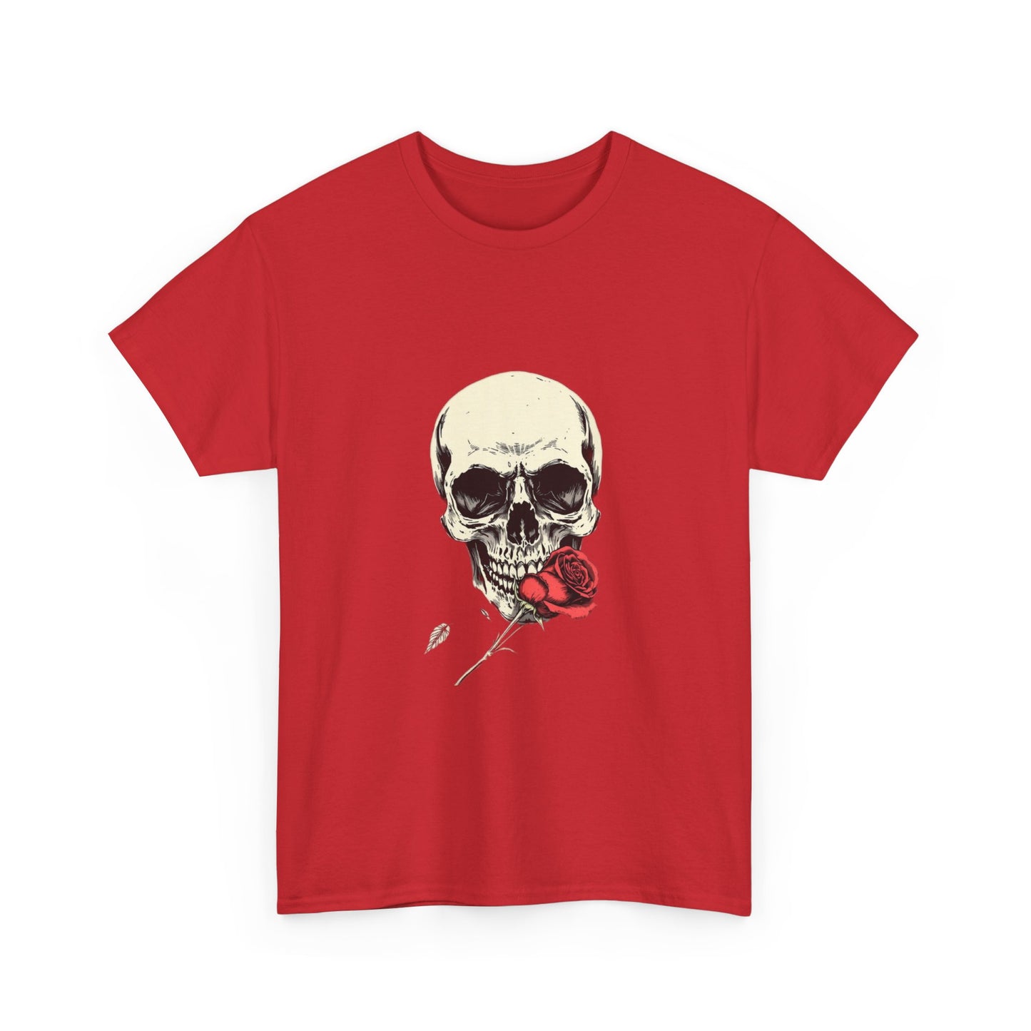 Gothic Y2k Skull Rose Unisex Tee