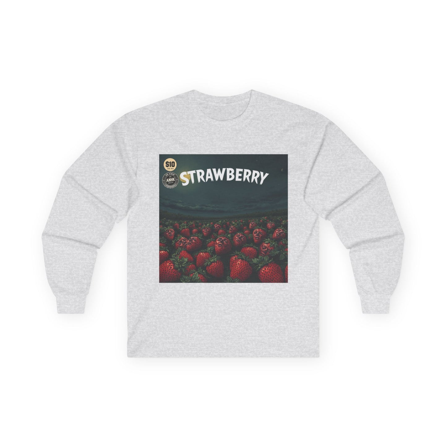 Vintage Comic Cover Fatal Strawberry Fields Unisex Ultra Cotton Long Sleeve Tee