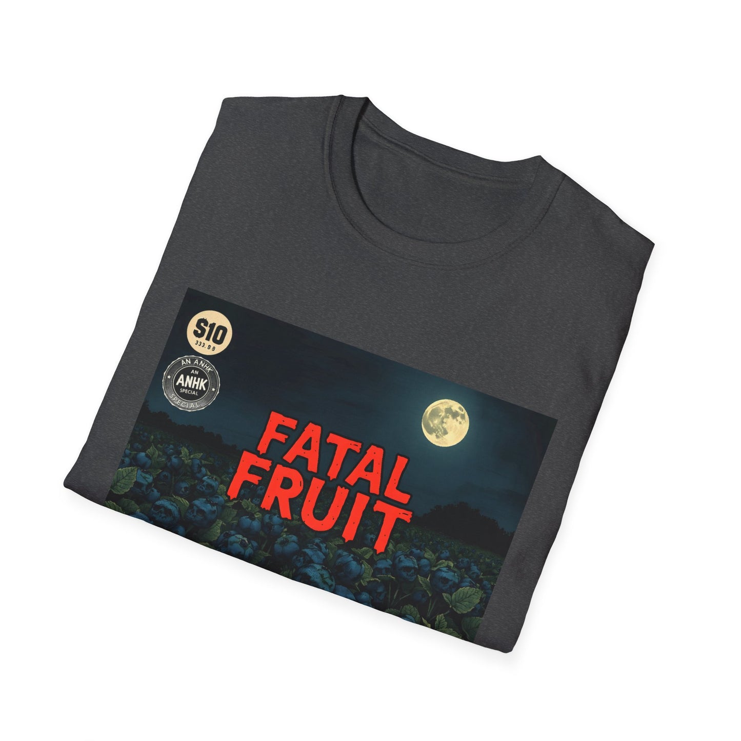 Vintage Comic Cover 'Fatal Fruit' Unisex Softstyle T-Shirt