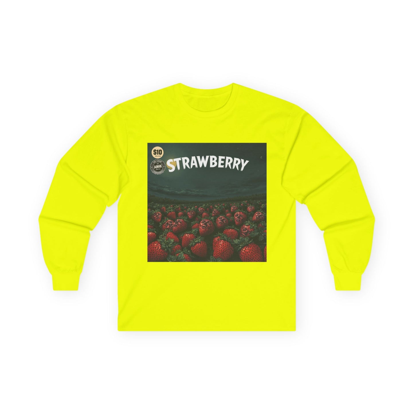 Vintage Comic Cover Fatal Strawberry Fields Unisex Ultra Cotton Long Sleeve Tee
