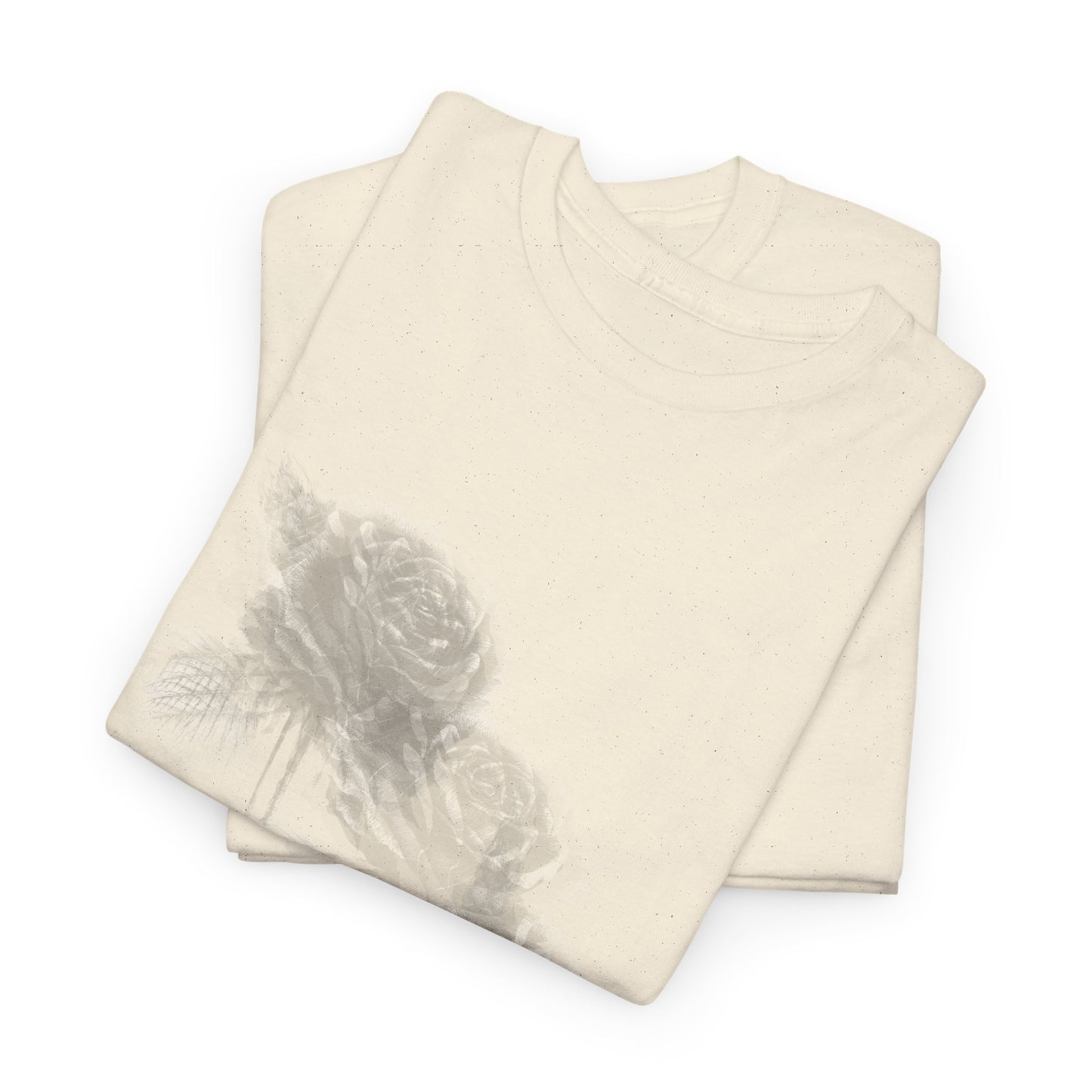 Y2k Gothic Faded Rose Unisex Heavy Cotton Tee