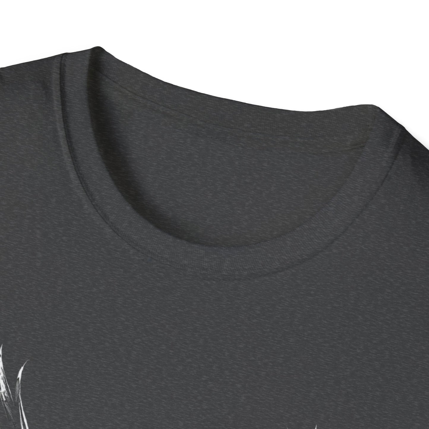 Gothic Y2k Unisex Softstyle T-Shirt with Edgy Sword Design