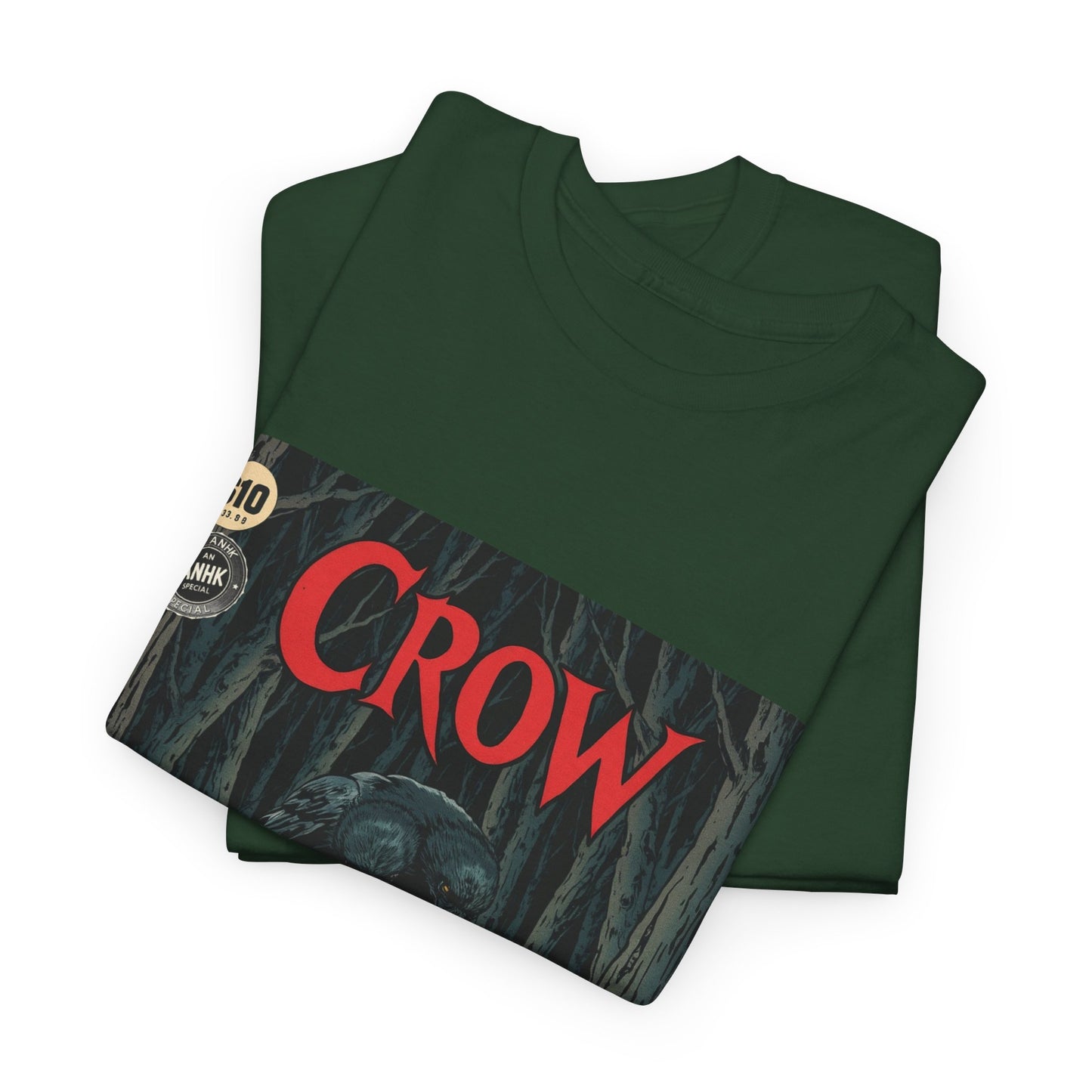 Vintage Comic Cover Crow Graphic Tee