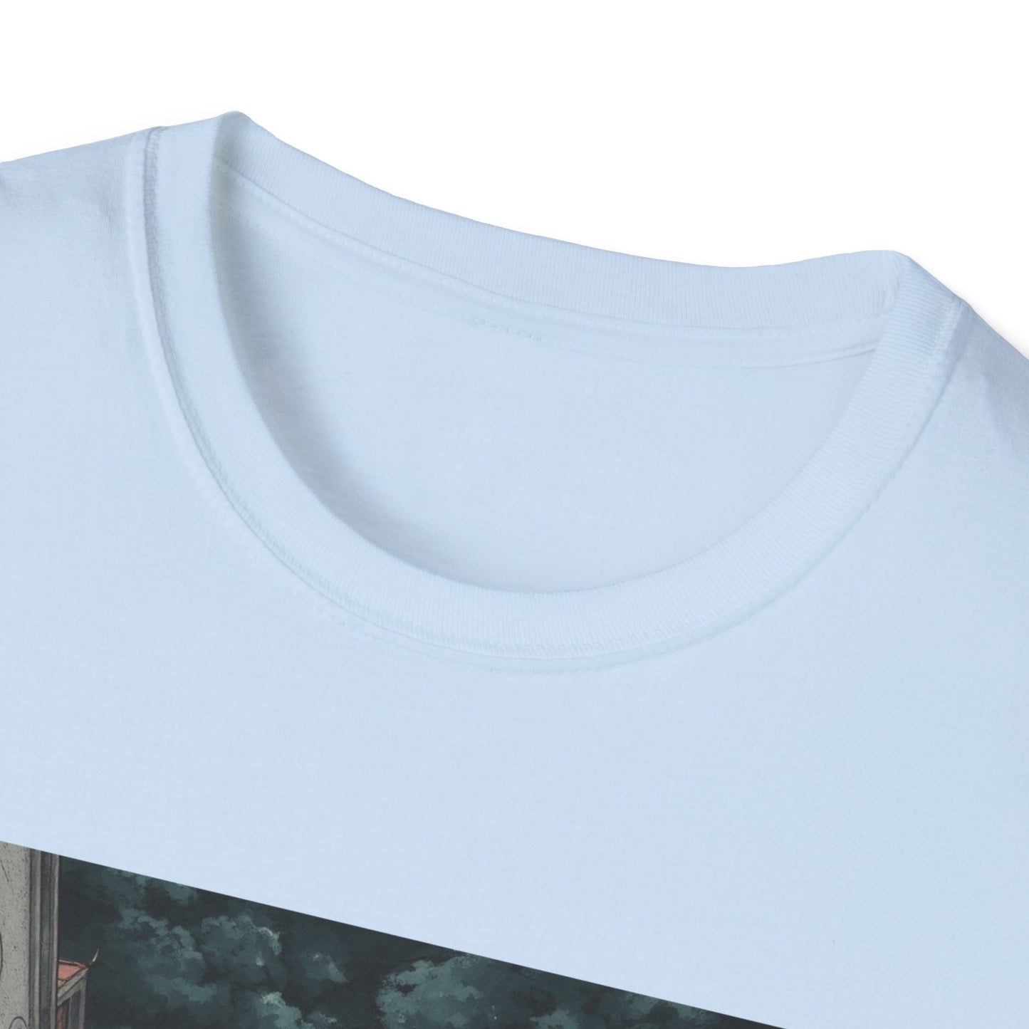 Vintage Comic Cover 'Chipped Porcelain' Art Unisex Softstyle T-Shirt