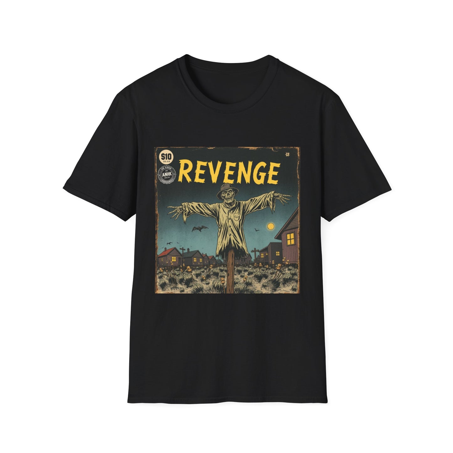 Vintage Comic Cover 'Scarecrow Revenge' T-Shirt