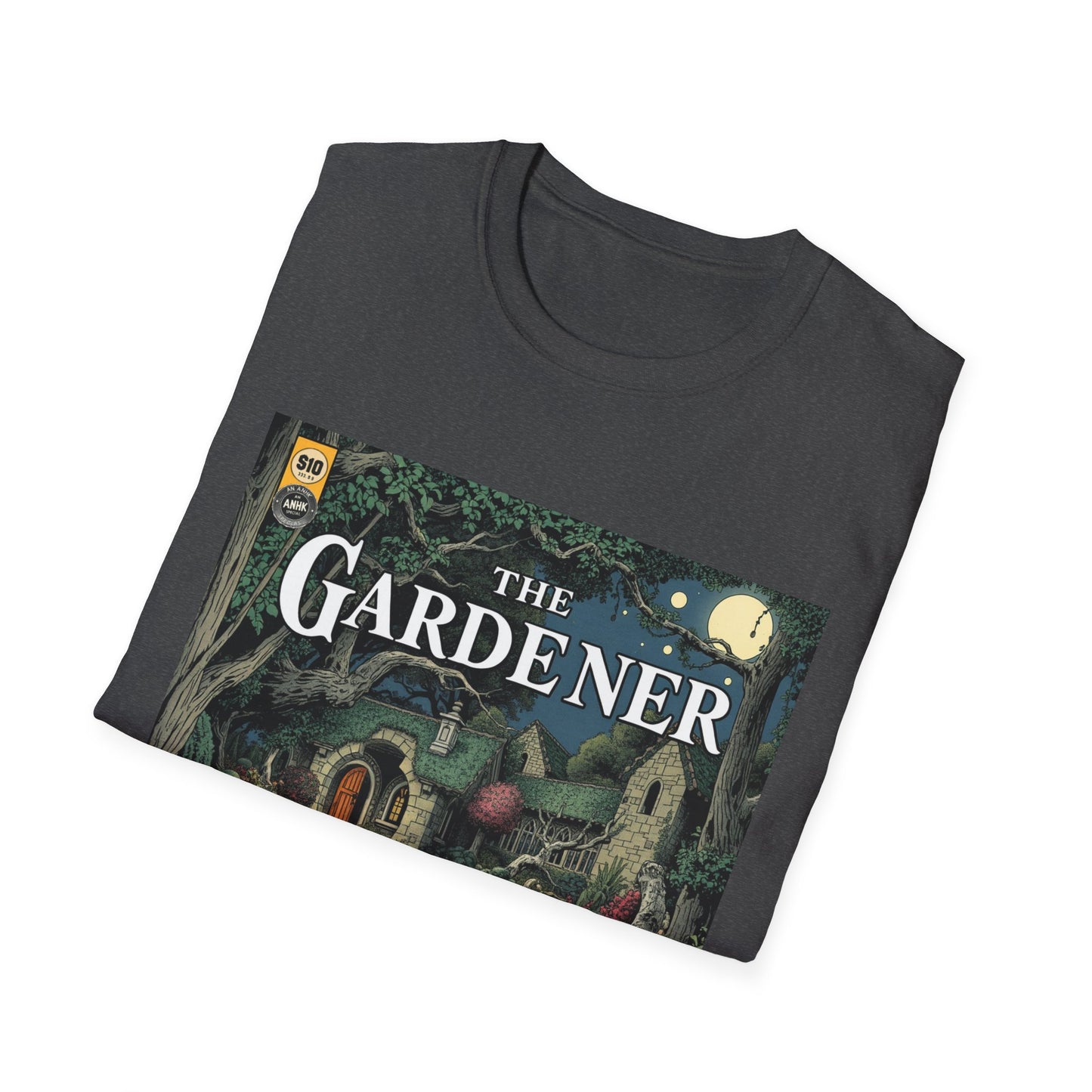 Vintage Comic Cover 'The Gardener' Unisex Softstyle T-Shirt