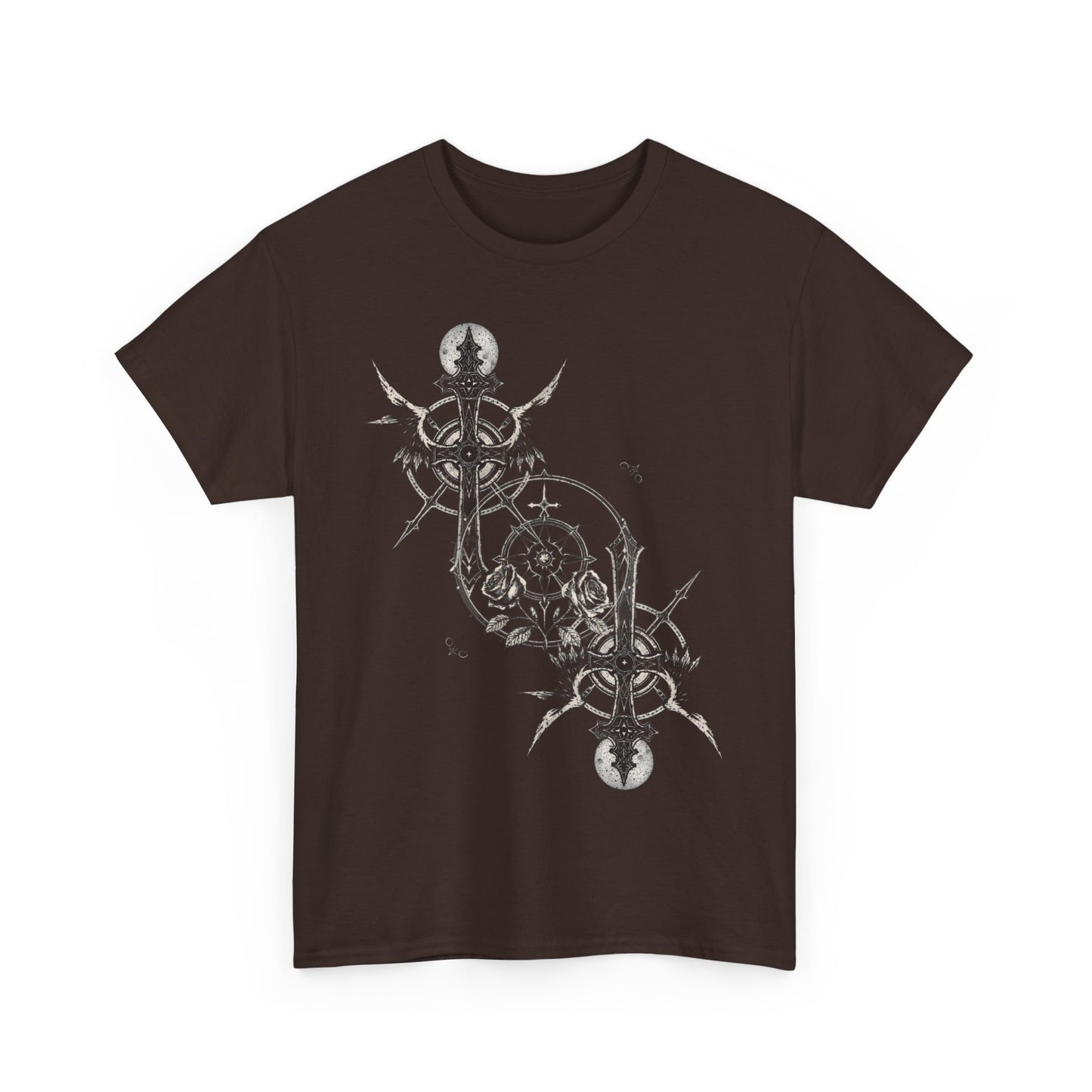 Gothic Y2k Cross Unisex Heavy Cotton Tee
