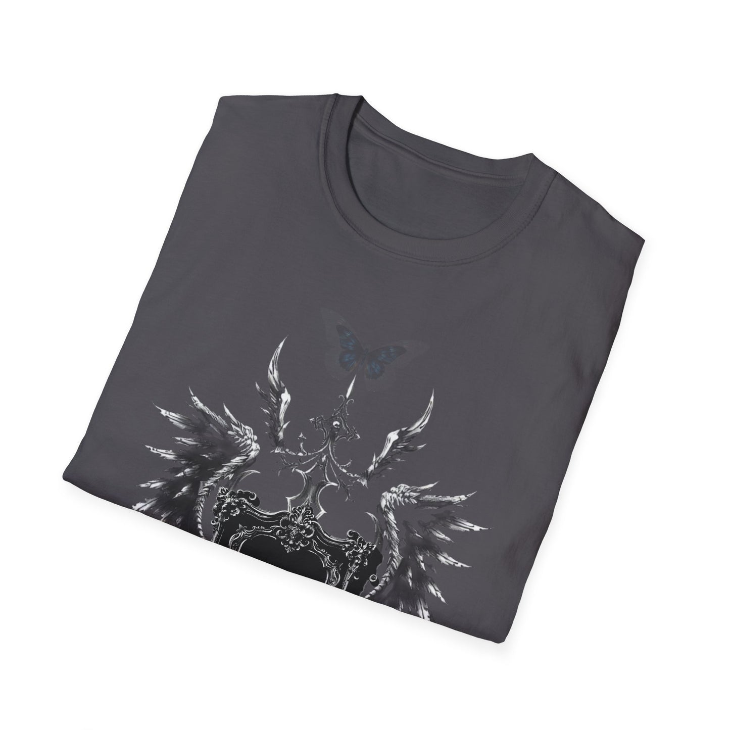 Gothic Angel Wings T-Shirt, Unisex Graphic Tee