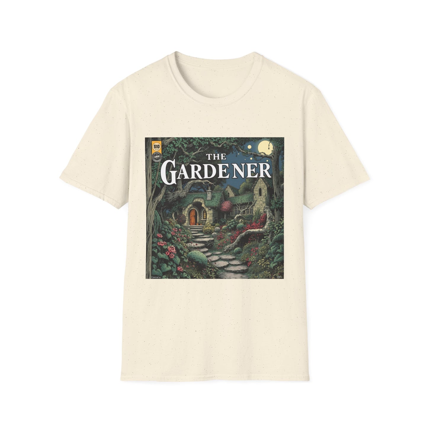 Vintage Comic Cover 'The Gardener' Unisex Softstyle T-Shirt