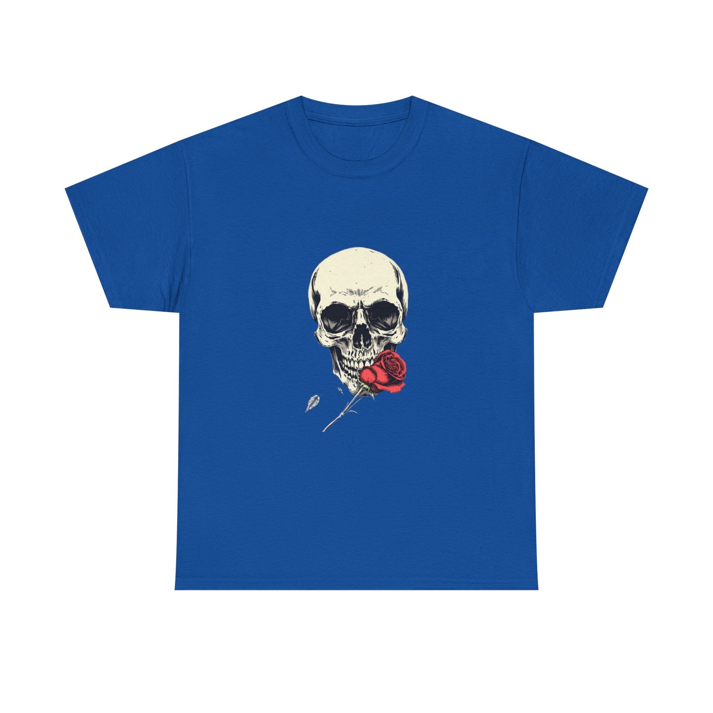 Gothic Y2k Skull Rose Unisex Tee