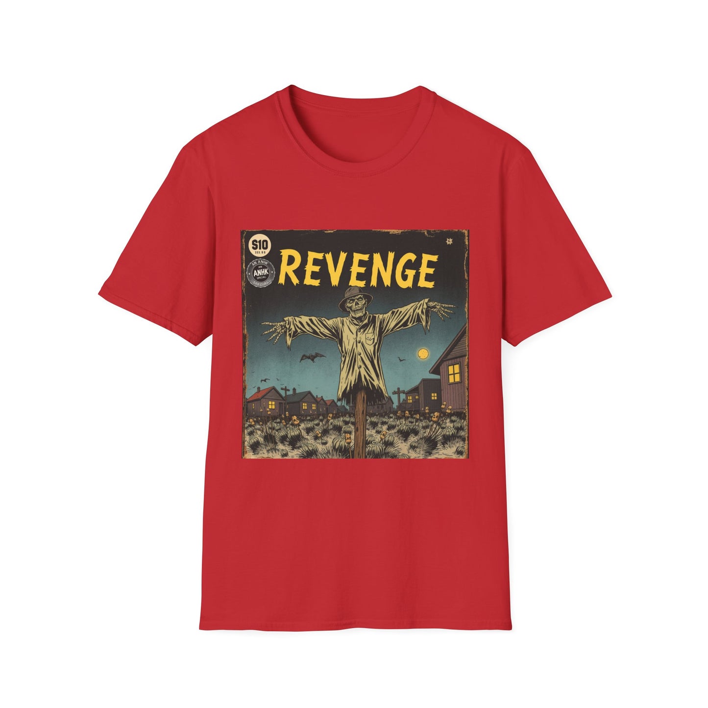 Vintage Comic Cover 'Scarecrow Revenge' T-Shirt