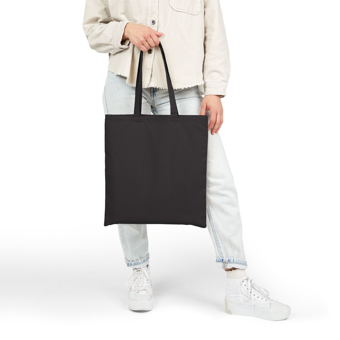 Spooky Shallow Grave Canvas Tote Bag - Eco-Friendly Tote