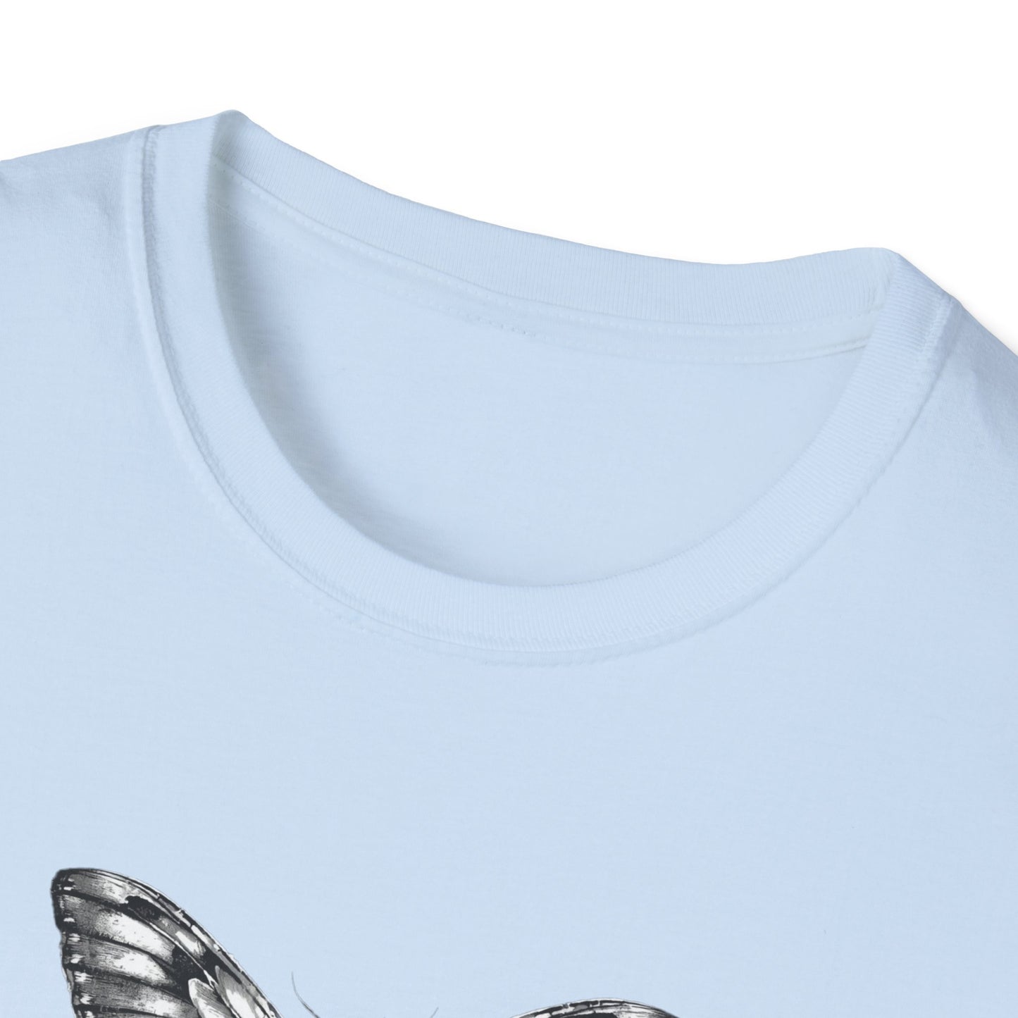 Gothic Y2k Moth Unisex Softstyle T-Shirt