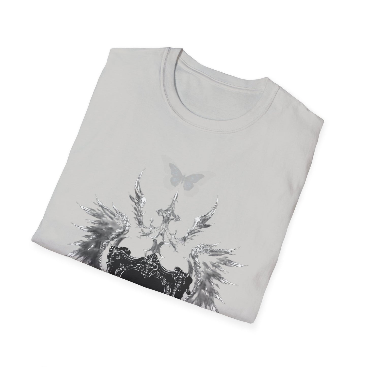 Gothic Angel Wings T-Shirt, Unisex Graphic Tee