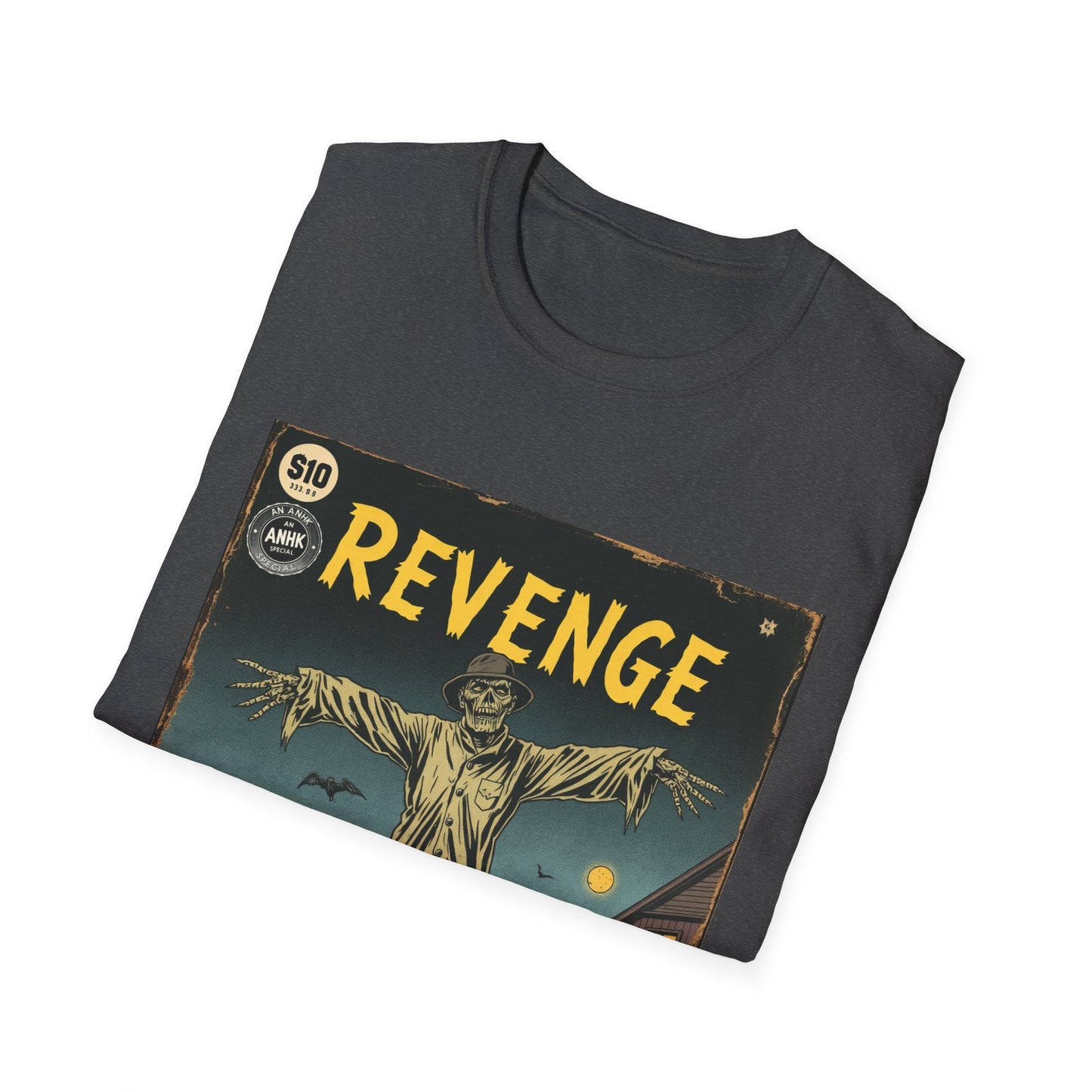Vintage Comic Cover 'Scarecrow Revenge' T-Shirt