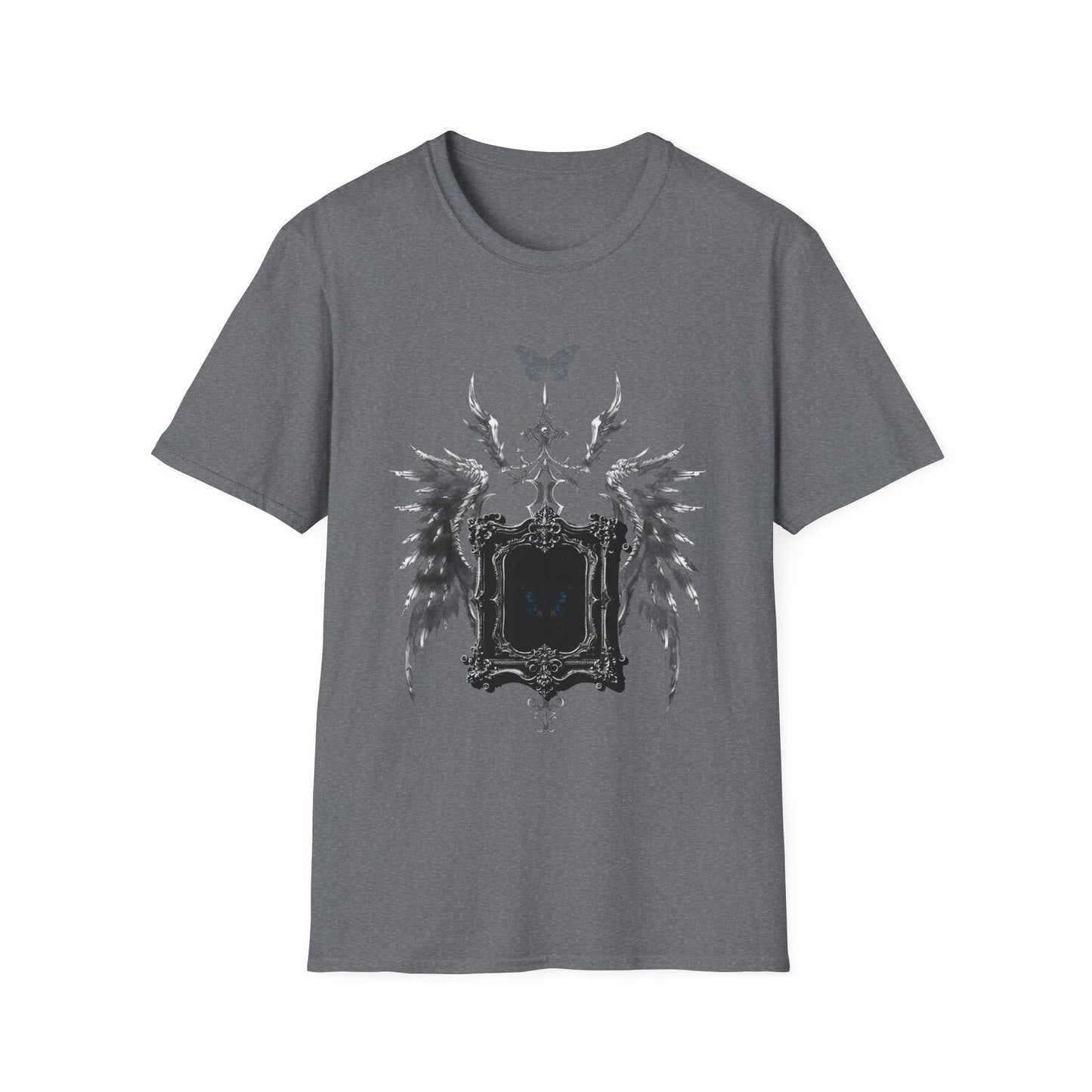 Gothic Angel Wings T-Shirt, Unisex Graphic Tee