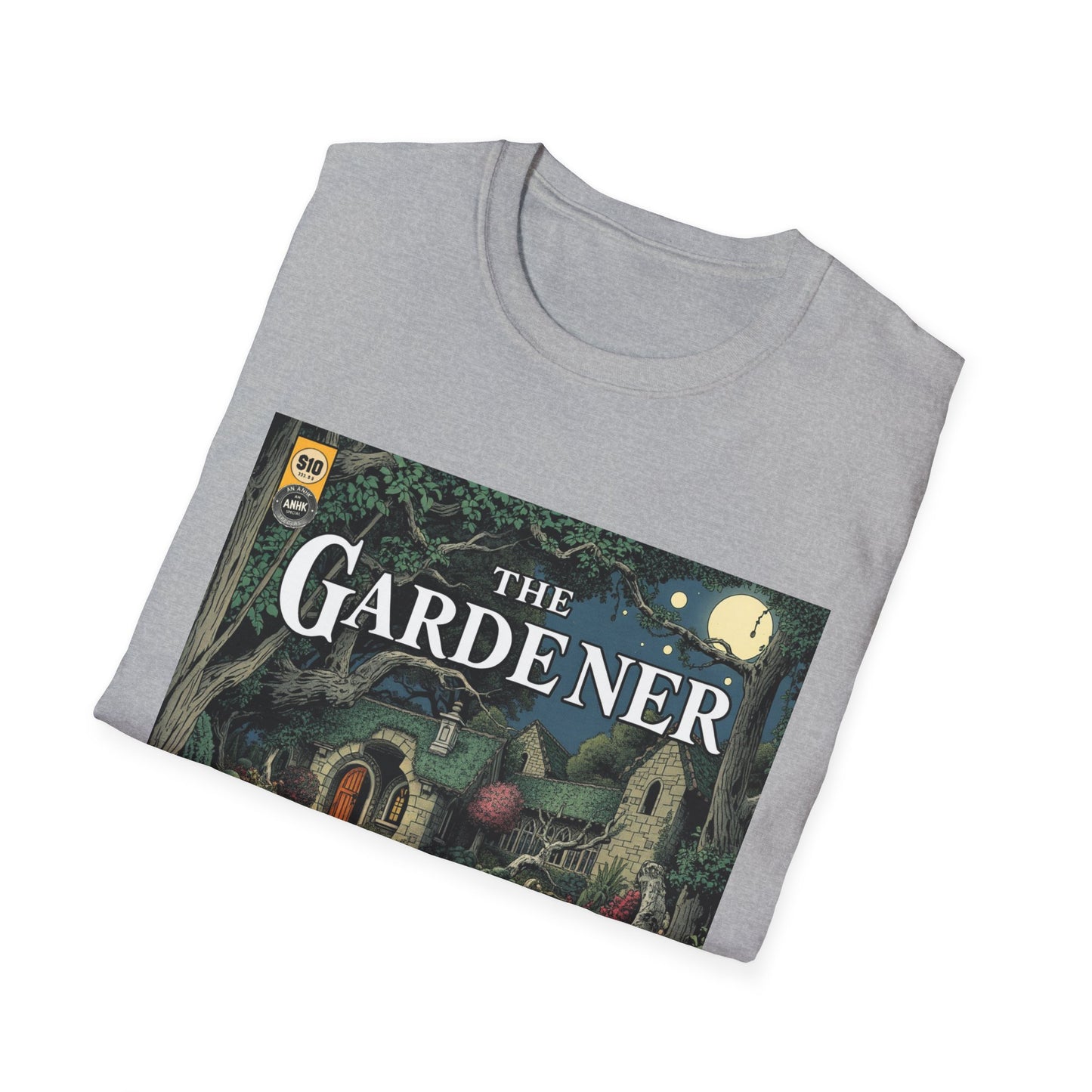 Vintage Comic Cover 'The Gardener' Unisex Softstyle T-Shirt