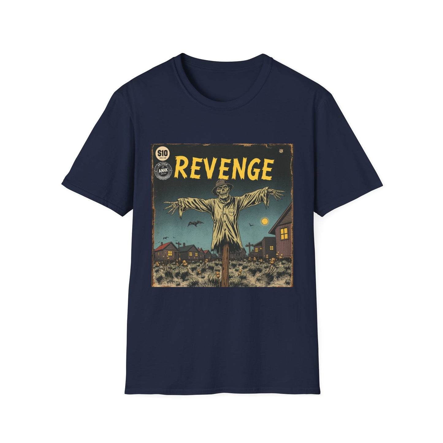Vintage Comic Cover 'Scarecrow Revenge' T-Shirt