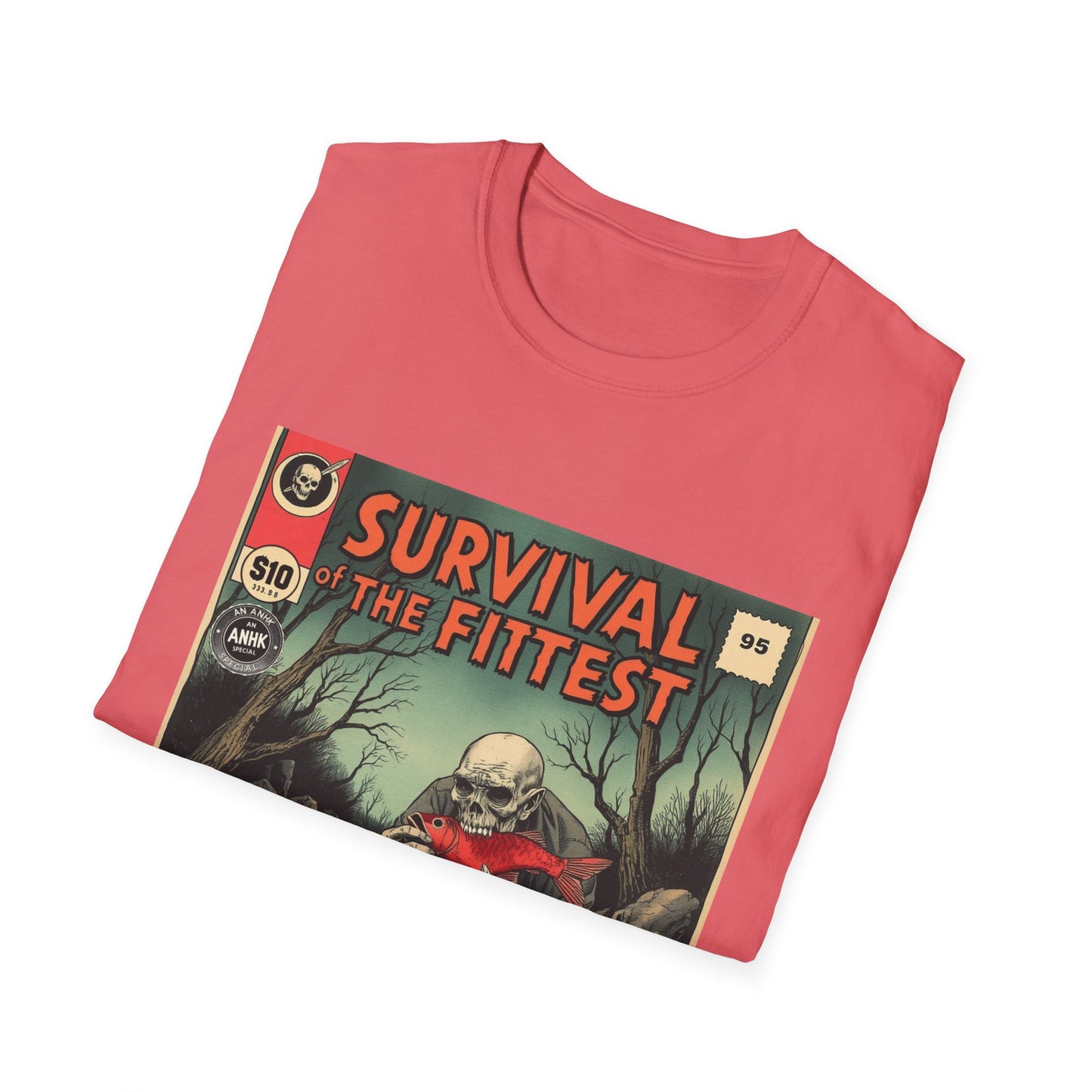 Vintage Comic Cover 'Survival of the Fittest' T-Shirt