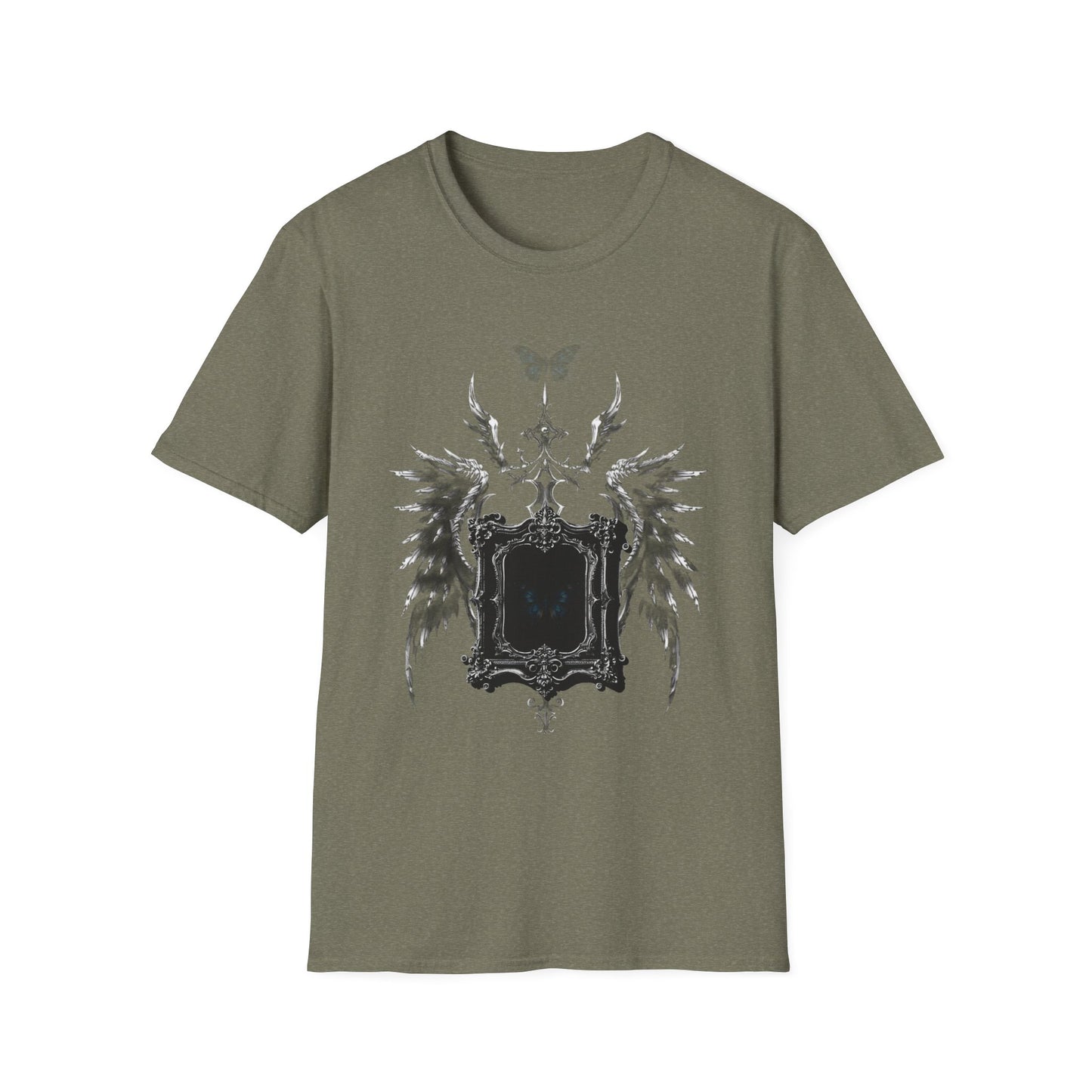 Gothic Angel Wings T-Shirt, Unisex Graphic Tee