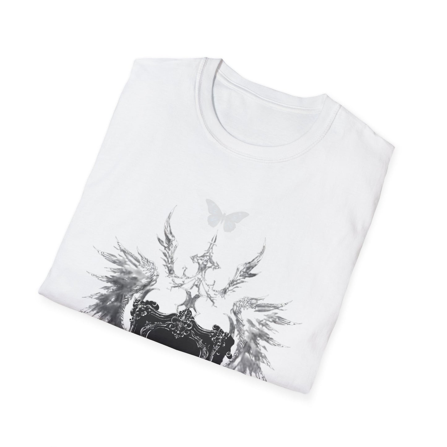 Gothic Angel Wings T-Shirt, Unisex Graphic Tee