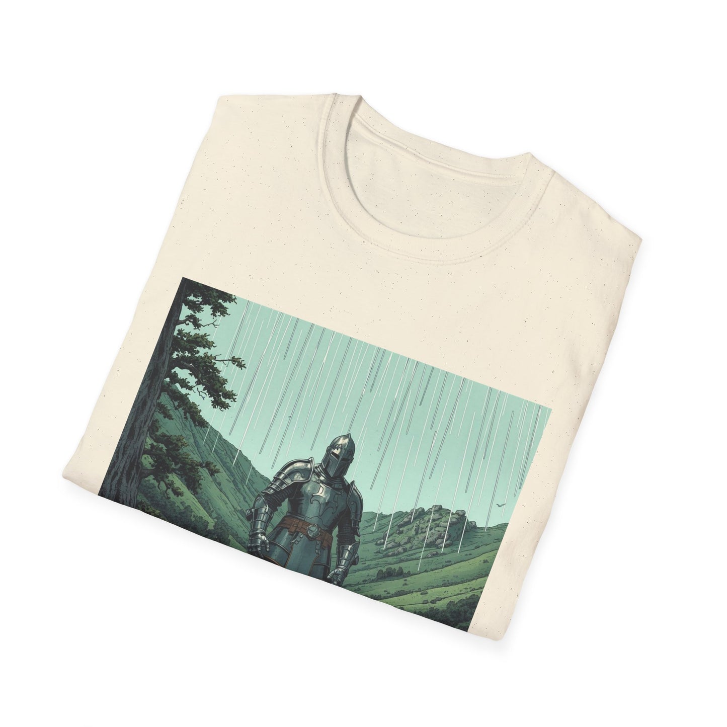 Vintage Comic Cover 'Knight Of Cats' T-Shirt