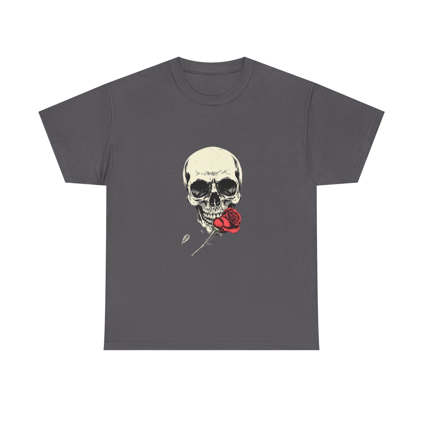 Gothic Y2k Skull Rose Unisex Tee