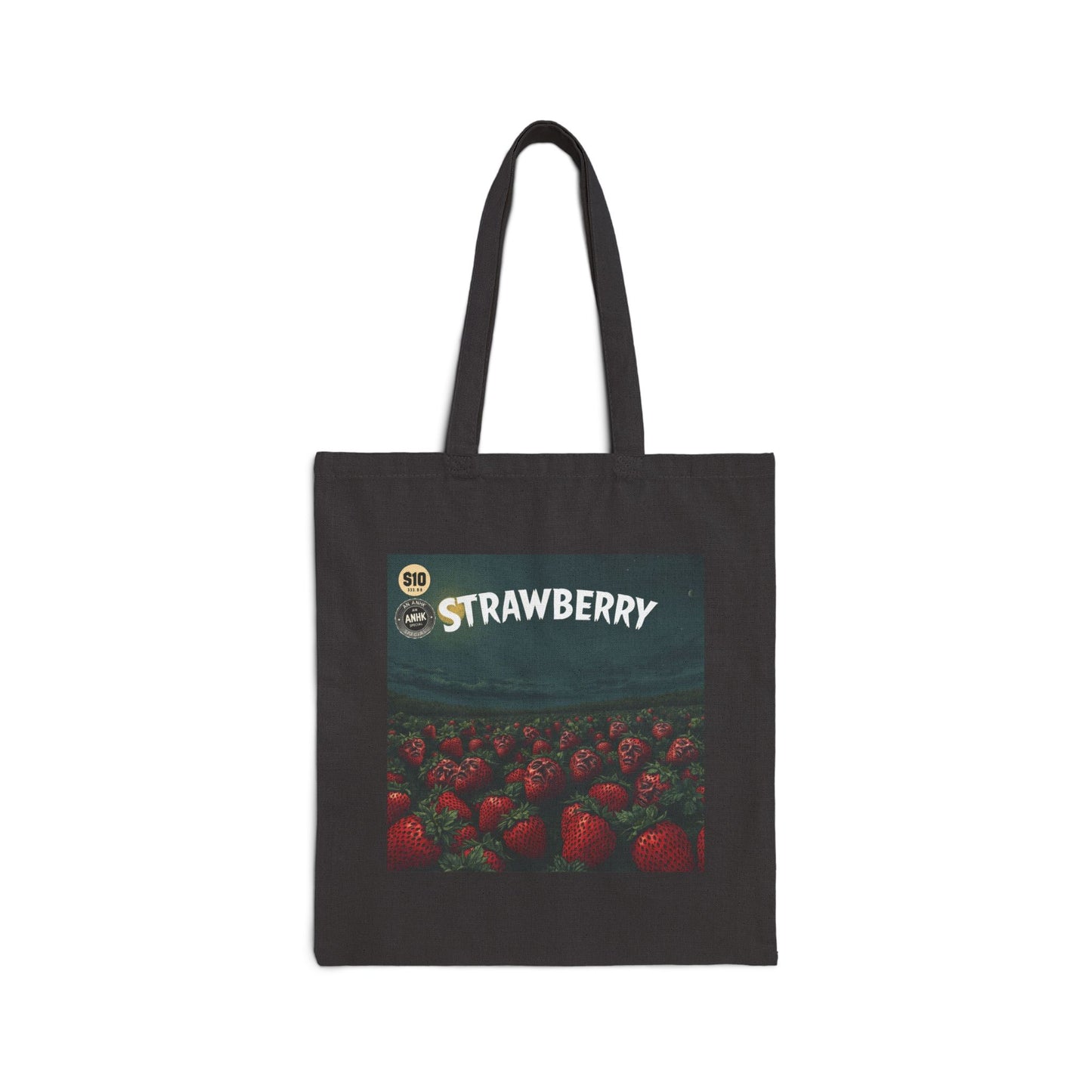 Fatal Strawberry Field Canvas Tote Bag