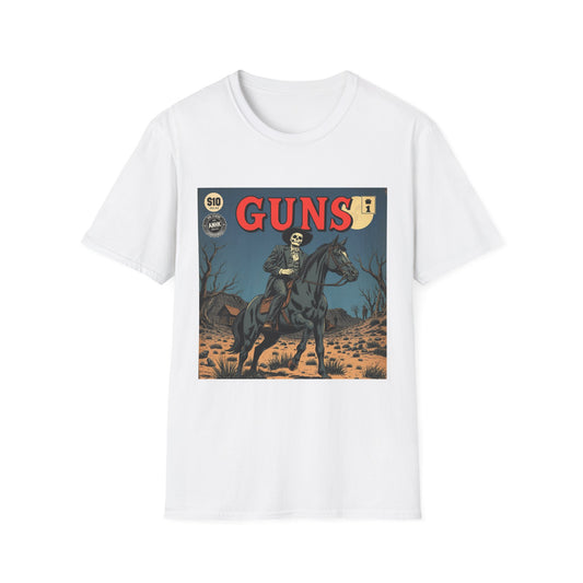 Vintage Comic Cover 'Guns' Graphic Tee