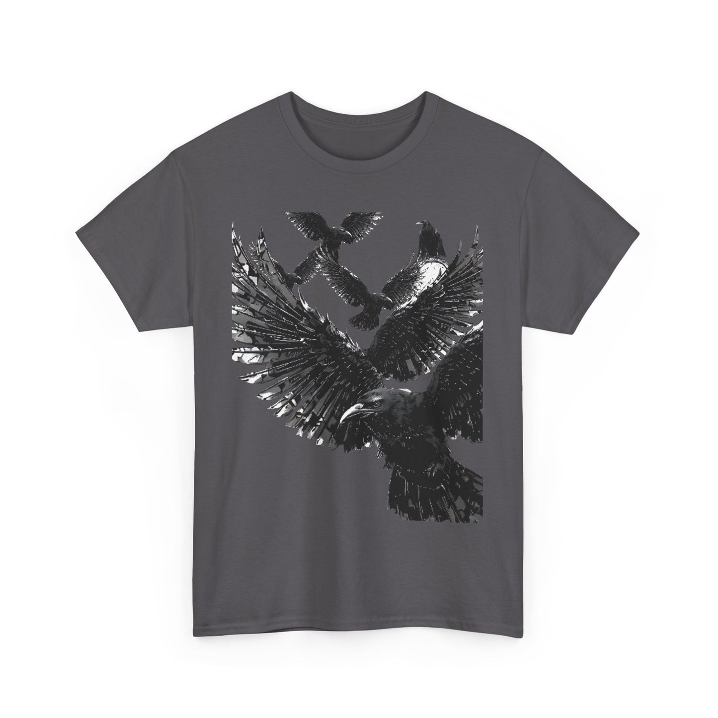 Gothic Raven Crow Graphic Tee