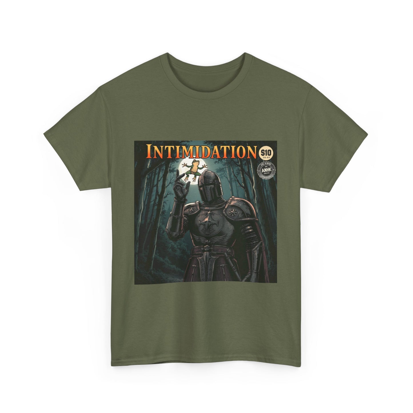 Vintage Comic Cover Intimidation Unisex Heavy Cotton Tee