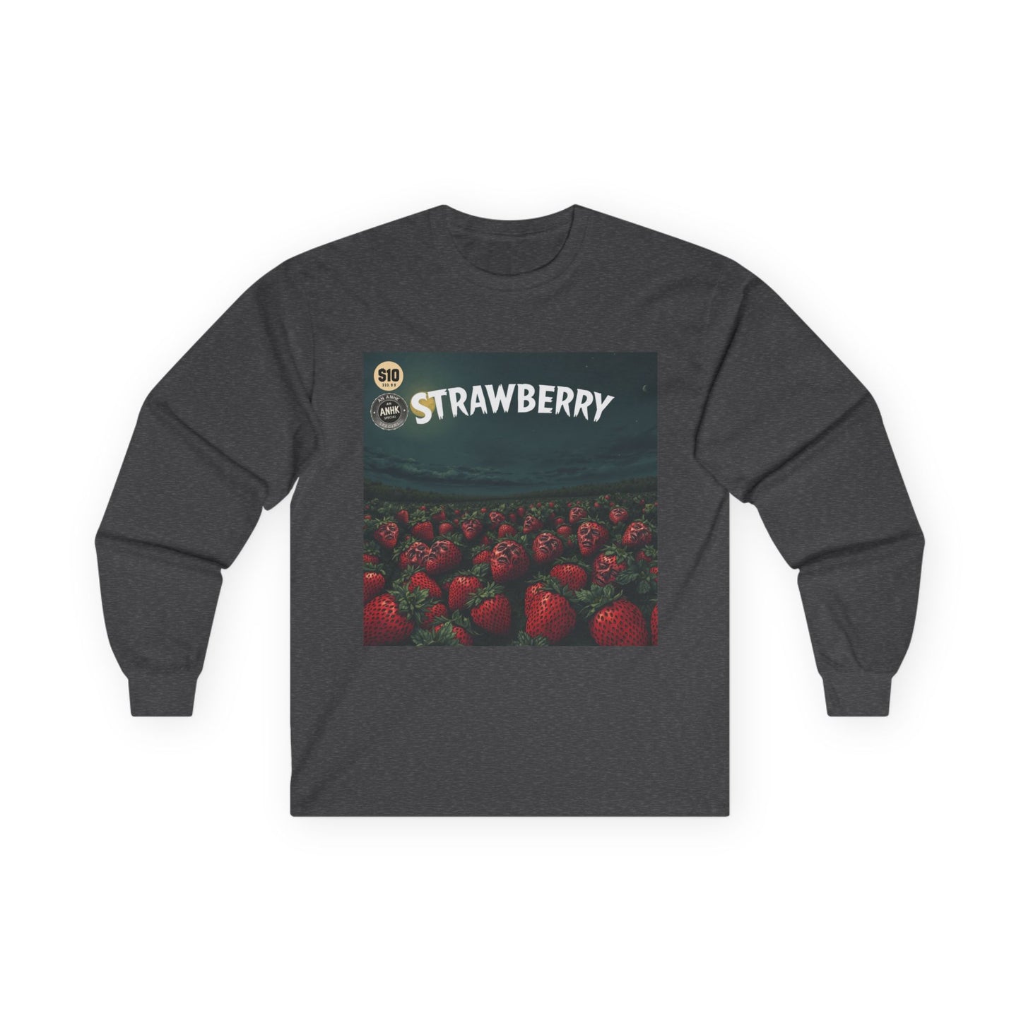 Vintage Comic Cover Fatal Strawberry Fields Unisex Ultra Cotton Long Sleeve Tee