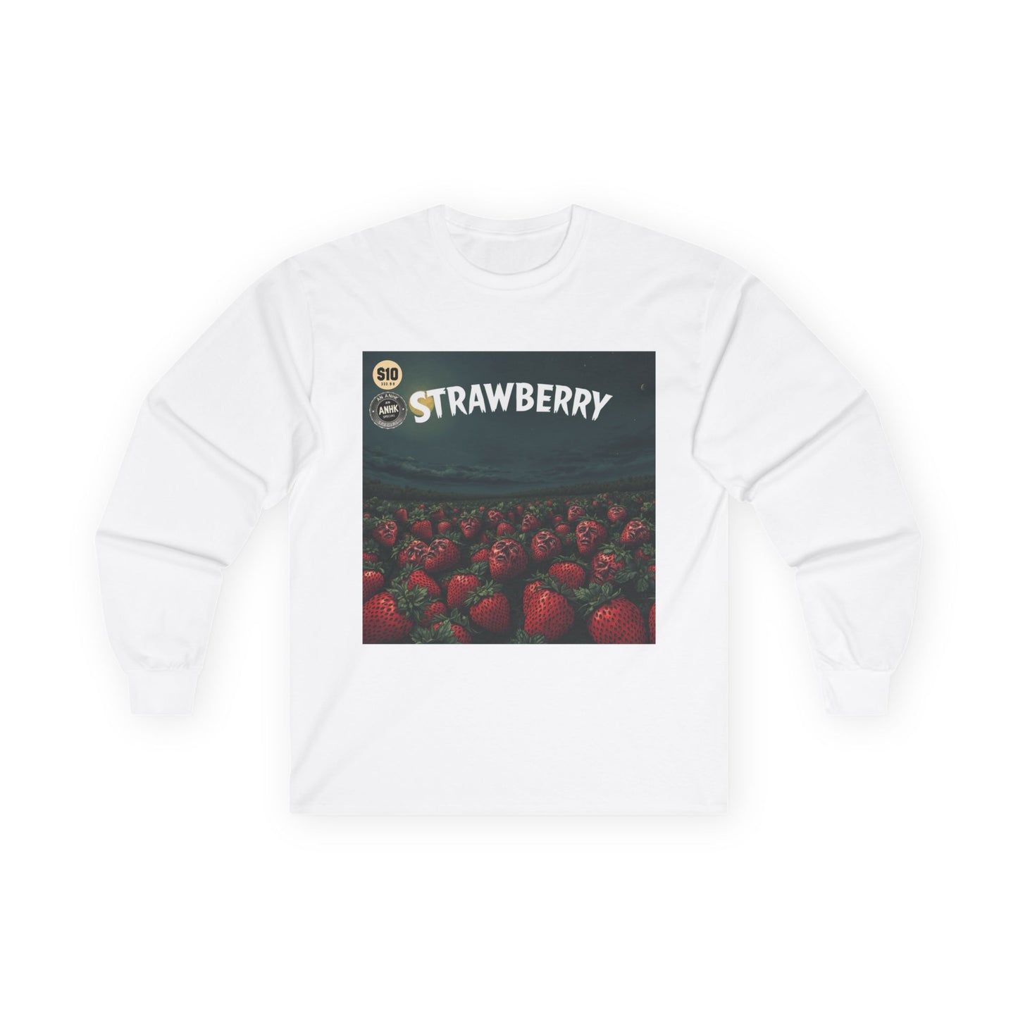 Vintage Comic Cover Fatal Strawberry Fields Unisex Ultra Cotton Long Sleeve Tee