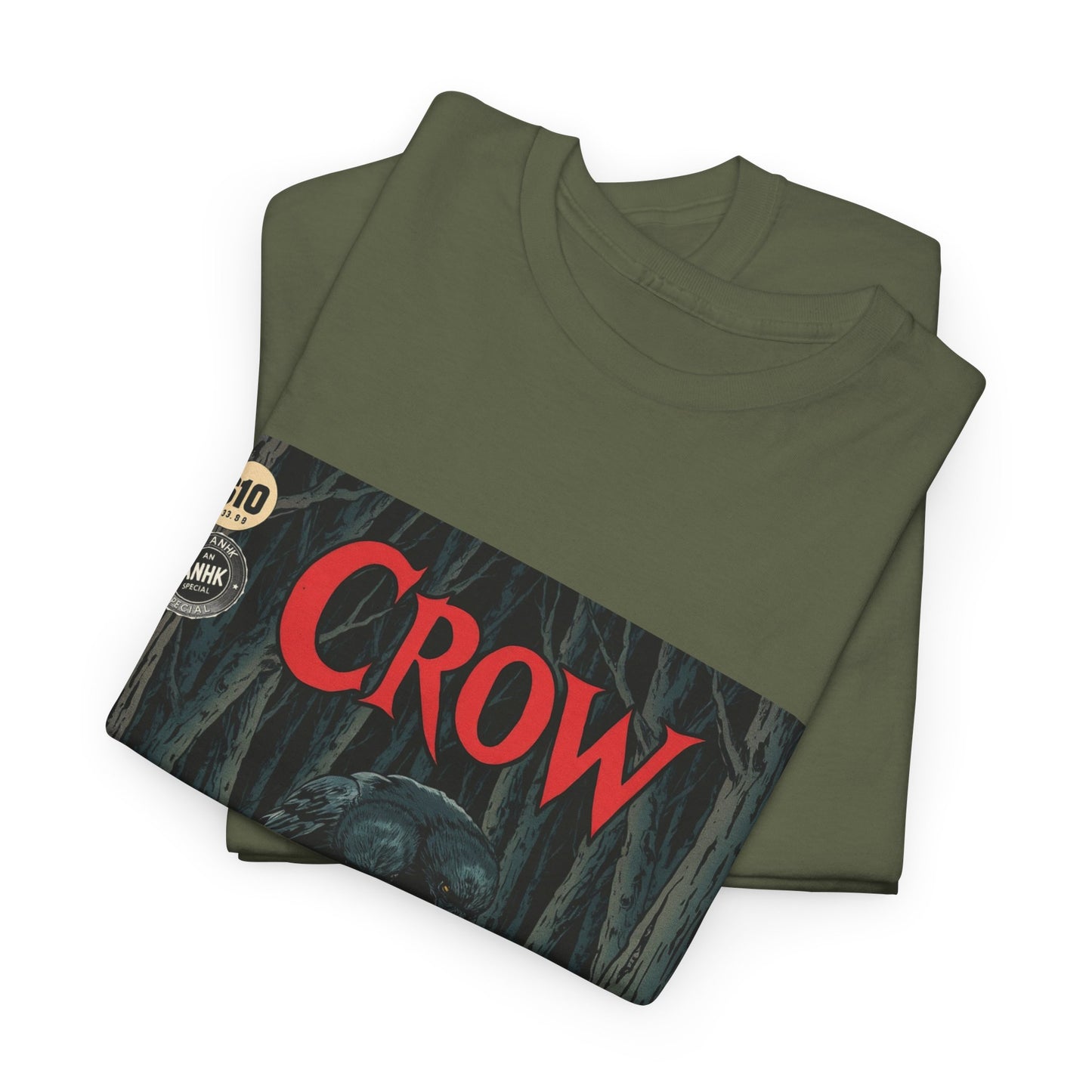 Vintage Comic Cover Crow Graphic Tee