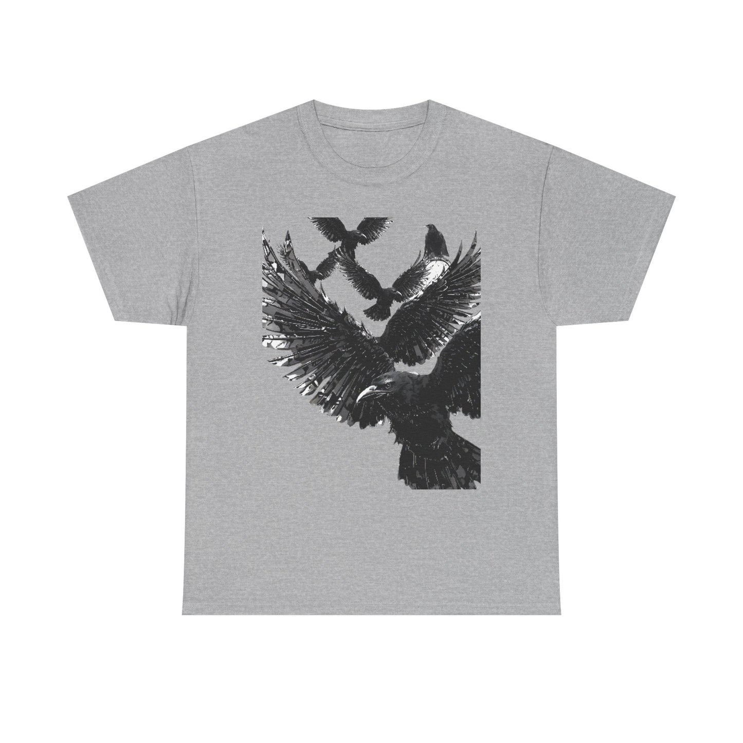 Gothic Raven Crow Graphic Tee