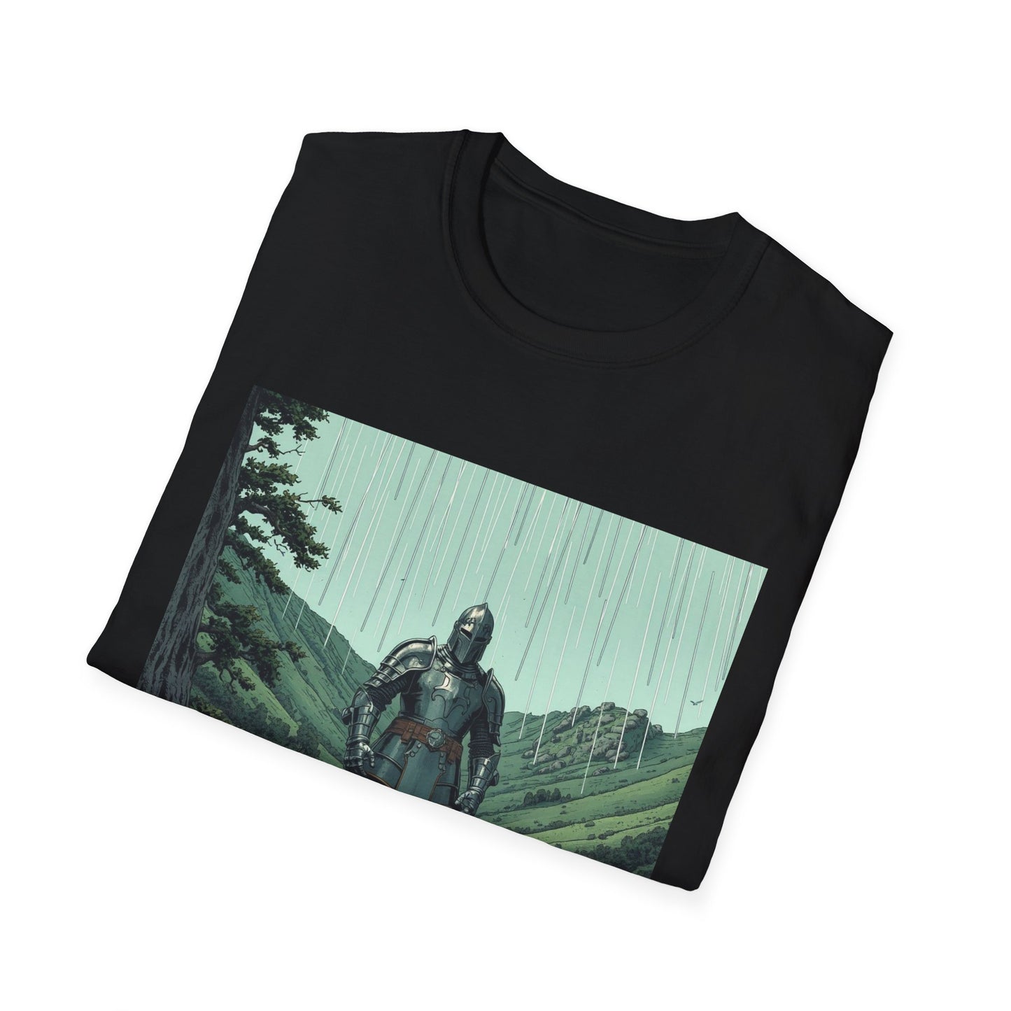 Vintage Comic Cover 'Knight Of Cats' T-Shirt