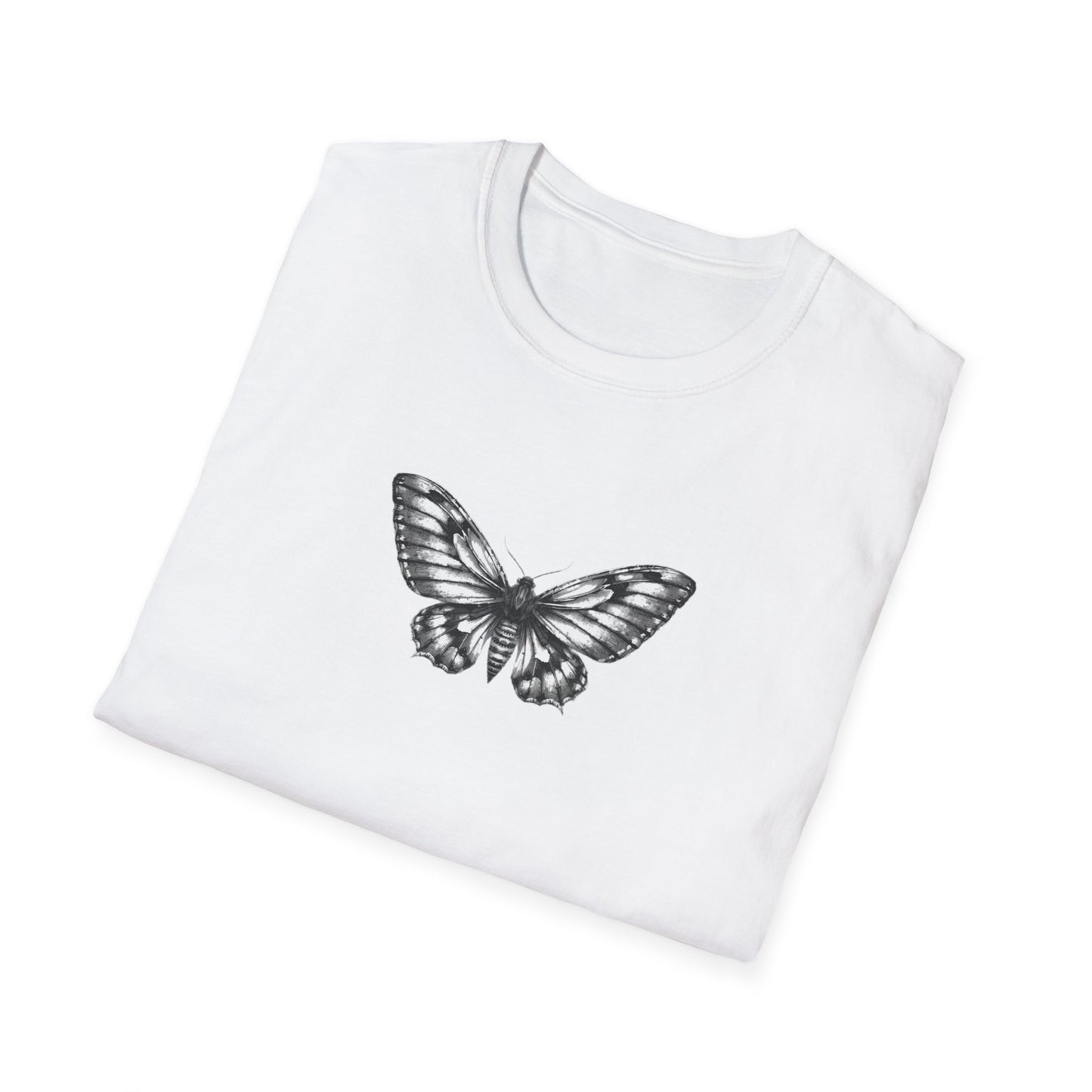 Gothic Y2k Moth Unisex Softstyle T-Shirt
