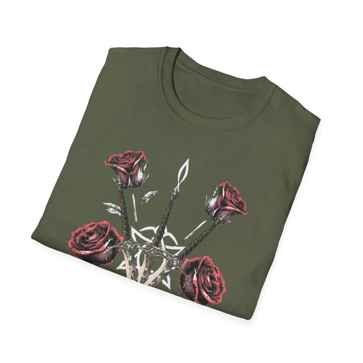 Gothic Y2k Rose & Sword Unisex T-Shirt