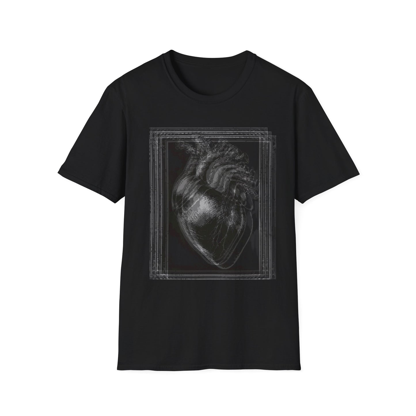 Gothic Y2k Heart-inspired Unisex Softstyle T-Shirt