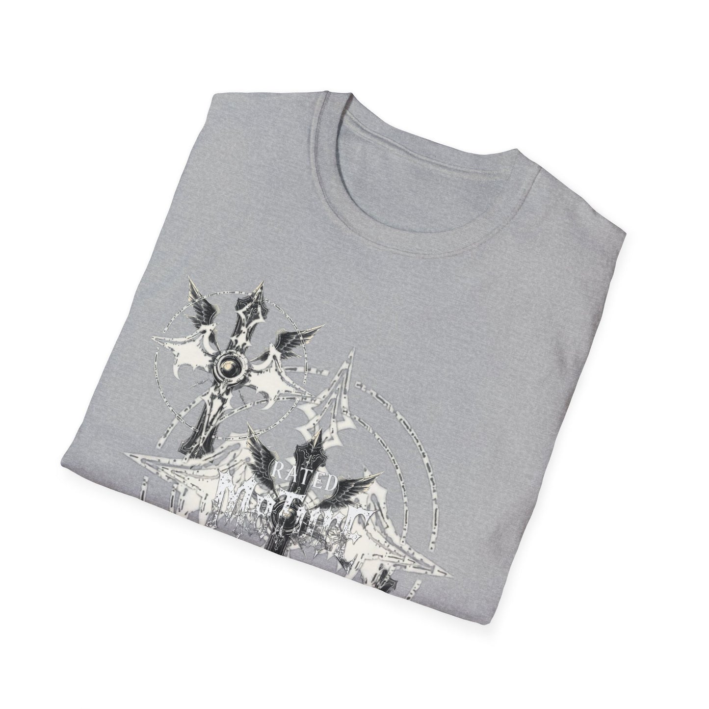 Gothic Y2k Graphic Unisex Softstyle T-Shirt