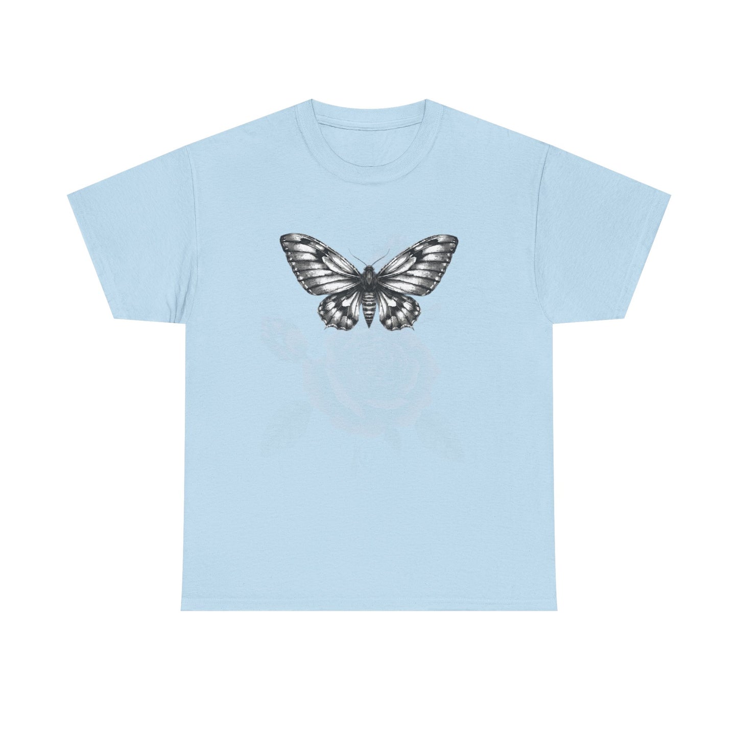 Gothic Y2k Butterfly Graphic Unisex Heavy Cotton Tee