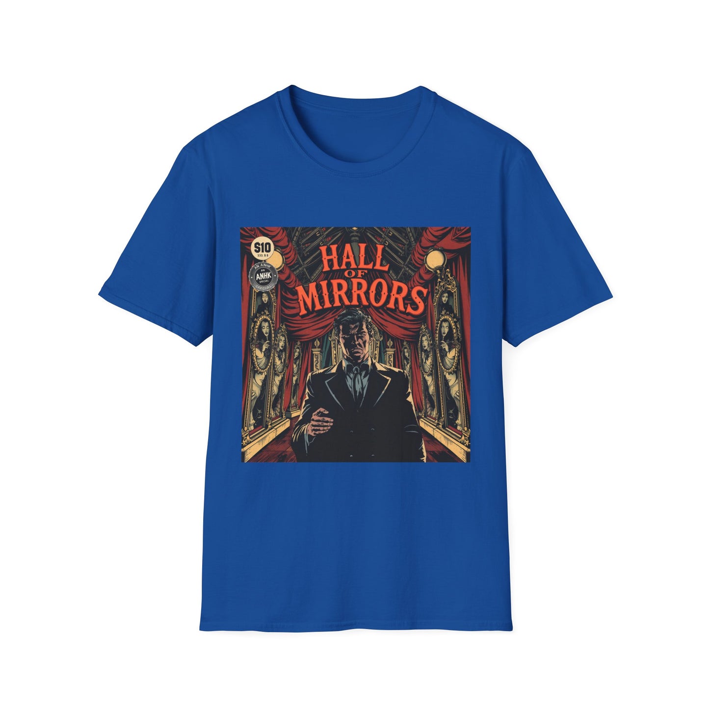 Vintage Comic Cover 'Hall of Mirrors' T-Shirt