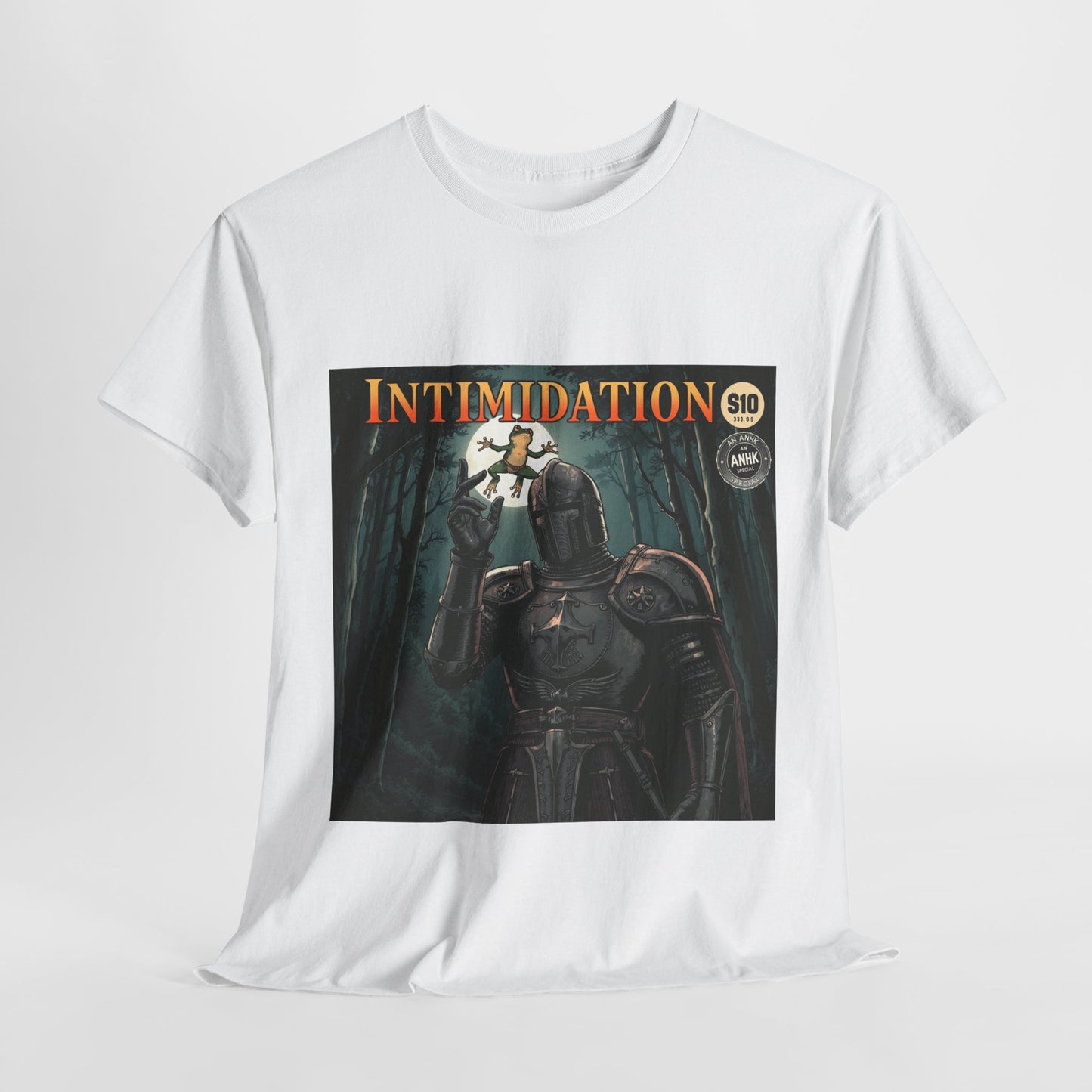 Vintage Comic Cover Intimidation Unisex Heavy Cotton Tee