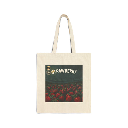 Fatal Strawberry Field Canvas Tote Bag