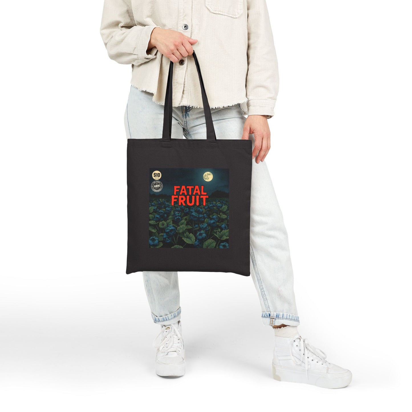 Fatal Fruit Art Cotton Canvas Tote Bag