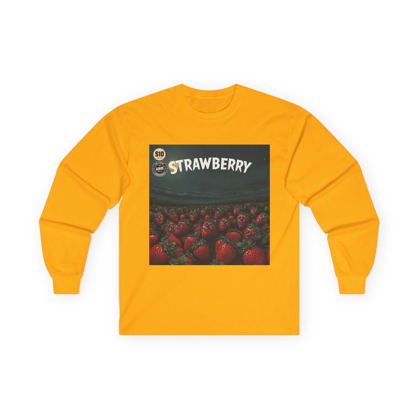 Vintage Comic Cover Fatal Strawberry Fields Unisex Ultra Cotton Long Sleeve Tee