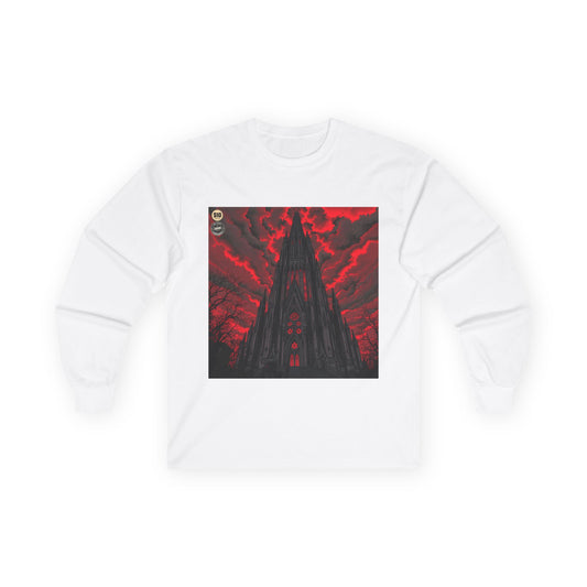 Gothic Cathedral Landscape Long Sleeve Tee