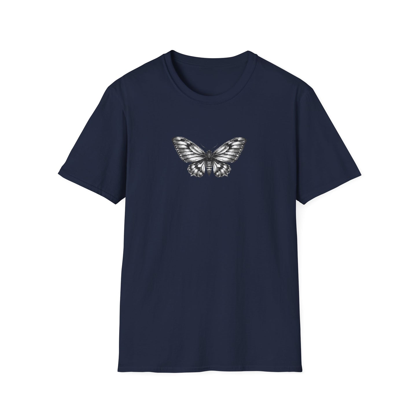 Gothic Y2k Moth Unisex Softstyle T-Shirt